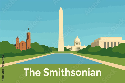 Washington DC Smithsonian View