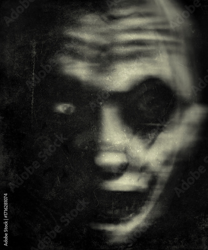 Fotografie Scary horror monster, Spooky Halloween wallpaper