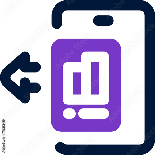 share duotone icon. Sleek and modern vector icon for websites, mobile apps, marketing materials, and corporate design. Fully scalable and ready to use.