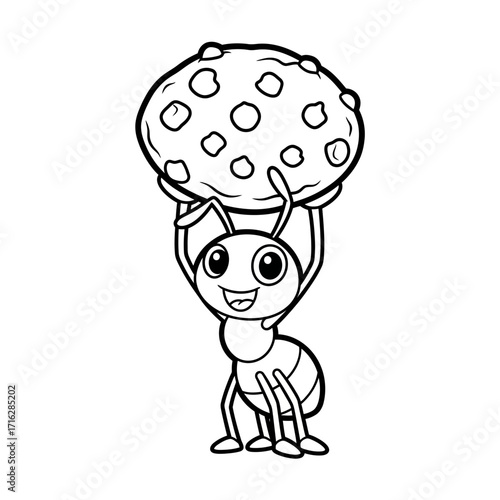cartoon chef with a pizza