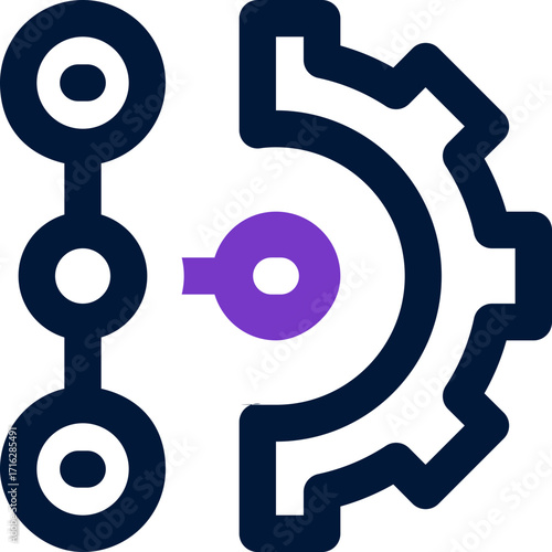 management duotone icon. Sleek and modern vector icon for websites, mobile apps, marketing materials, and corporate design. Fully scalable and ready to use.