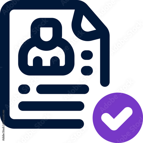 accept duotone icon. Sleek and modern vector icon for websites, mobile apps, marketing materials, and corporate design. Fully scalable and ready to use.