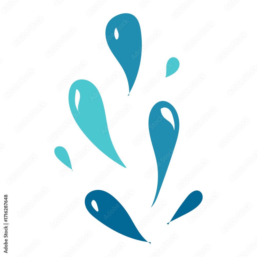 Obraz premium Water Splash Element