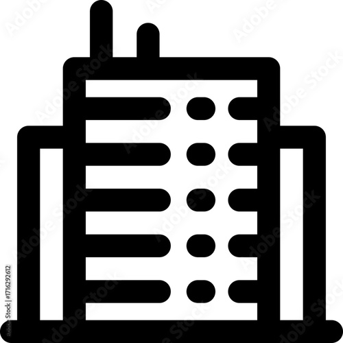 building line icon. Clean and minimalist vector icon for websites, mobile apps, presentations, and logos. Fully scalable and customizable for any project.