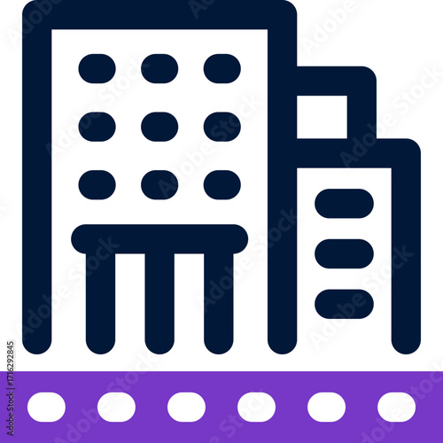 street duotone icon. Sleek and modern vector icon for websites, mobile apps, marketing materials, and corporate design. Fully scalable and ready to use.