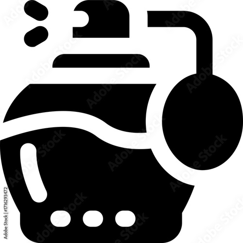 parfume glyph icon. Strong and solid vector icon for websites, mobile interfaces, presentations, and visual branding. High quality and easy to edit.