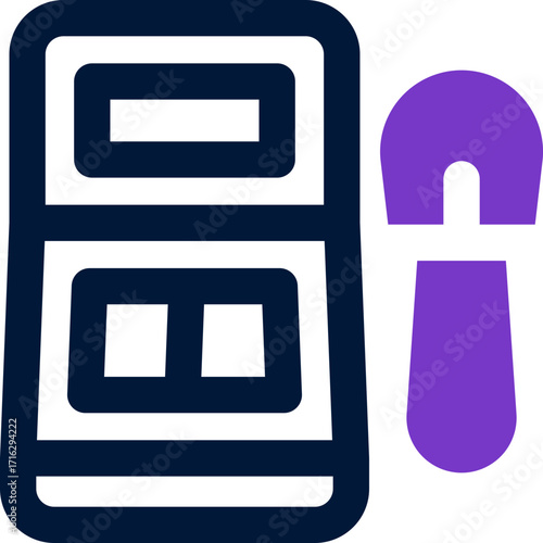 highlighter duotone icon. Sleek and modern vector icon for websites, mobile apps, marketing materials, and corporate design. Fully scalable and ready to use.