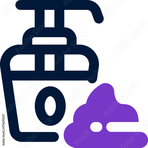 lotion duotone icon. Sleek and modern vector icon for websites, mobile apps, marketing materials, and corporate design. Fully scalable and ready to use.