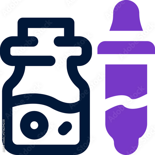 serum duotone icon. Sleek and modern vector icon for websites, mobile apps, marketing materials, and corporate design. Fully scalable and ready to use.