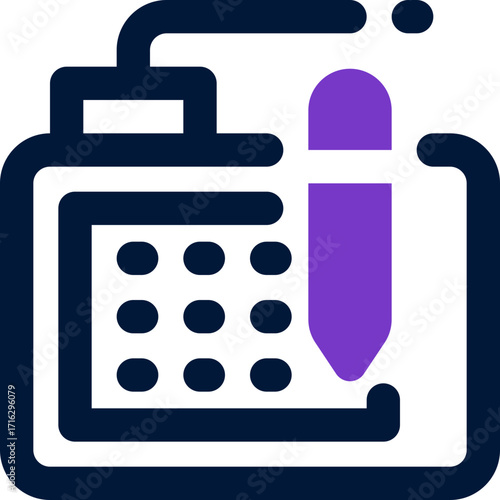 graphic tablet duotone icon. Sleek and modern vector icon for websites, mobile apps, marketing materials, and corporate design. Fully scalable and ready to use.