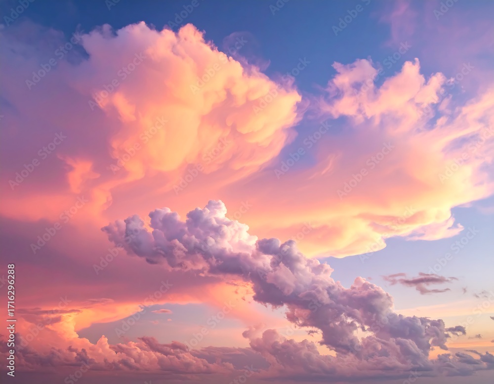 Fototapeta premium Dramatic sunset cloudscapes