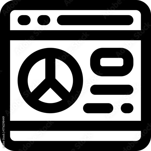 dashboard line icon. Clean and minimalist vector icon for websites, mobile apps, presentations, and logos. Fully scalable and customizable for any project.