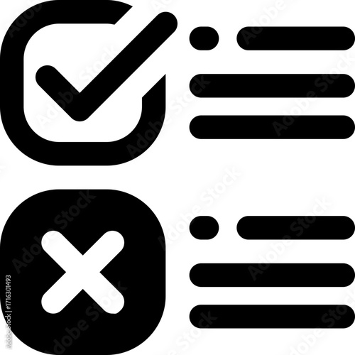 option glyph icon. Strong and solid vector icon for websites, mobile interfaces, presentations, and visual branding. High quality and easy to edit.