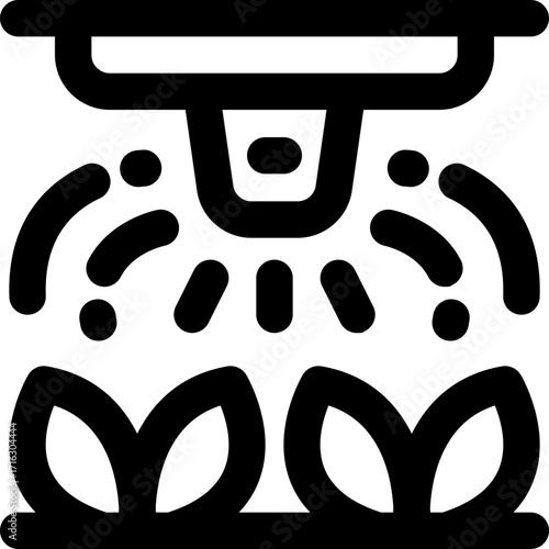 smart farm line icon. Clean and minimalist vector icon for websites, mobile apps, presentations, and logos. Fully scalable and customizable for any project.