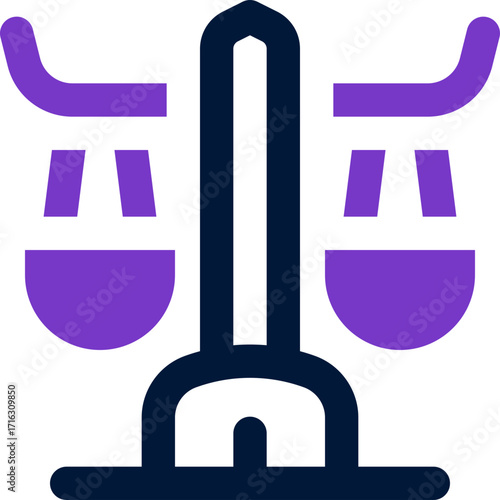 law duotone icon. Sleek and modern vector icon for websites, mobile apps, marketing materials, and corporate design. Fully scalable and ready to use.