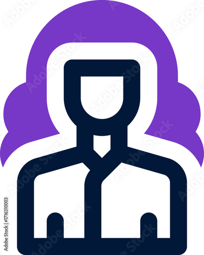 judge duotone icon. Sleek and modern vector icon for websites, mobile apps, marketing materials, and corporate design. Fully scalable and ready to use.