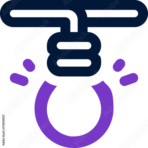 gallow duotone icon. Sleek and modern vector icon for websites, mobile apps, marketing materials, and corporate design. Fully scalable and ready to use.