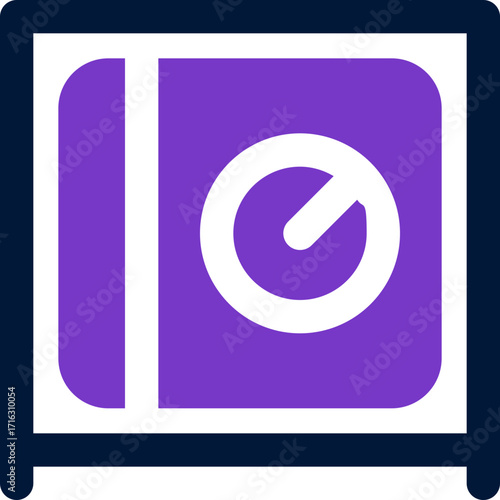 safebox duotone icon. Sleek and modern vector icon for websites, mobile apps, marketing materials, and corporate design. Fully scalable and ready to use.