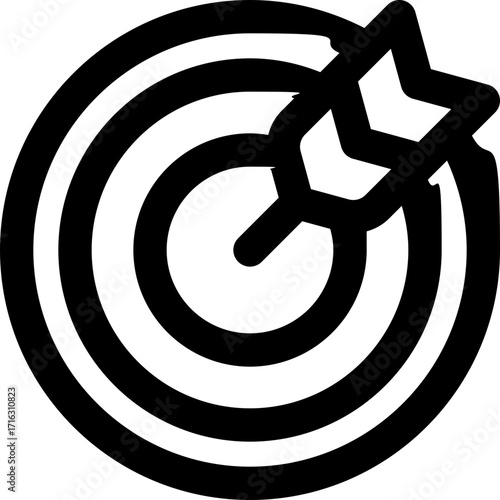 target line icon. Clean and minimalist vector icon for websites, mobile apps, presentations, and logos. Fully scalable and customizable for any project.