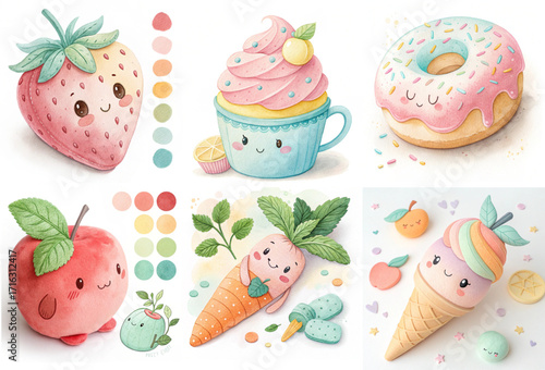 set of sweets