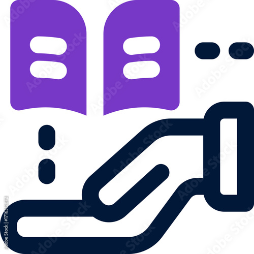 learning opportunity duotone icon. Sleek and modern vector icon for websites, mobile apps, marketing materials, and corporate design. Fully scalable and ready to use.