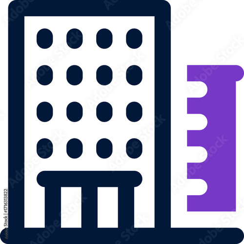 office duotone icon. Sleek and modern vector icon for websites, mobile apps, marketing materials, and corporate design. Fully scalable and ready to use.