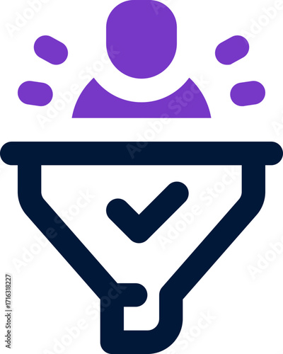 screening duotone icon. Sleek and modern vector icon for websites, mobile apps, marketing materials, and corporate design. Fully scalable and ready to use.