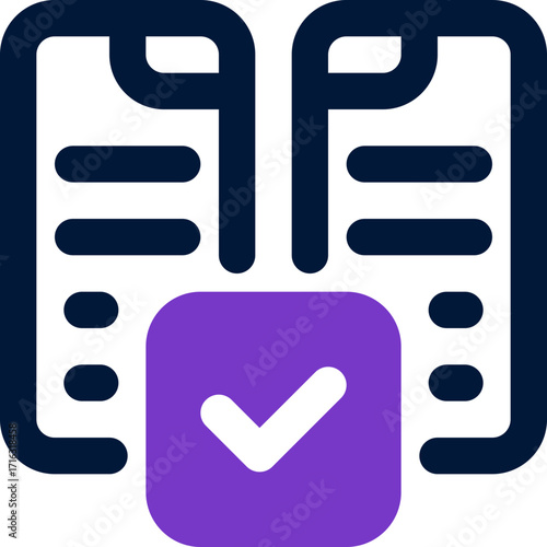 marger duotone icon. Sleek and modern vector icon for websites, mobile apps, marketing materials, and corporate design. Fully scalable and ready to use.