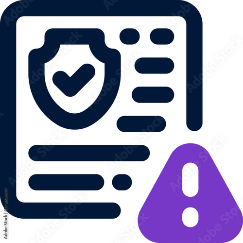 violation duotone icon. Sleek and modern vector icon for websites, mobile apps, marketing materials, and corporate design. Fully scalable and ready to use.