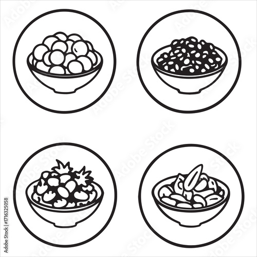 A Nutritious and Wholesome Bean Salad, a Hearty Medley of Legumes with a Tangy Vinaigrette, a Protein Rich and Fiber-Packed Summer Side