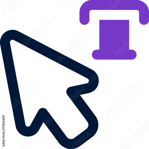 font duotone icon. Sleek and modern vector icon for websites, mobile apps, marketing materials, and corporate design. Fully scalable and ready to use.