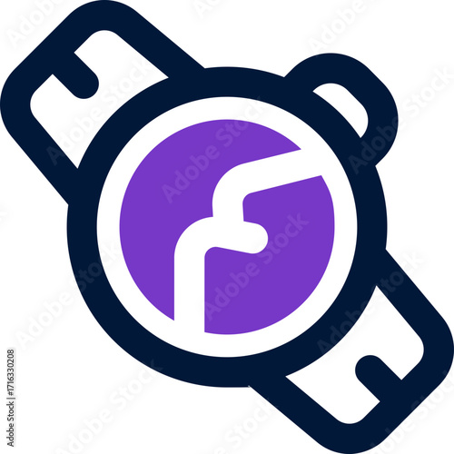 smartwatch duotone icon. Sleek and modern vector icon for websites, mobile apps, marketing materials, and corporate design. Fully scalable and ready to use.