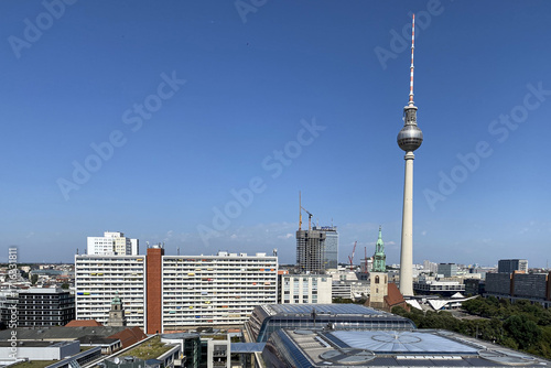 berlin skyline in germany