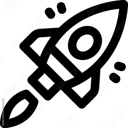 startup line icon. Clean and minimalist vector icon for websites, mobile apps, presentations, and logos. Fully scalable and customizable for any project.