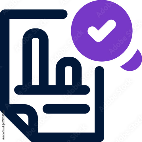 report duotone icon. Sleek and modern vector icon for websites, mobile apps, marketing materials, and corporate design. Fully scalable and ready to use.