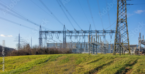 Electrical substation scenery