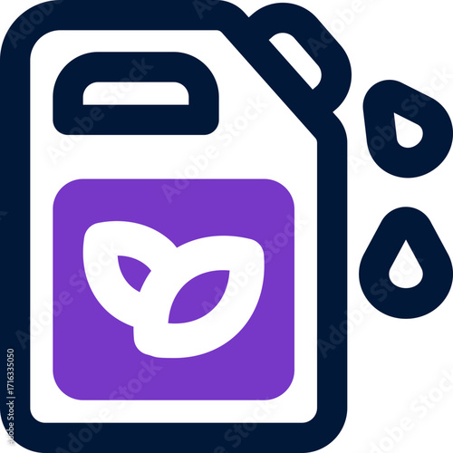 biofuel duotone icon. Sleek and modern vector icon for websites, mobile apps, marketing materials, and corporate design. Fully scalable and ready to use.