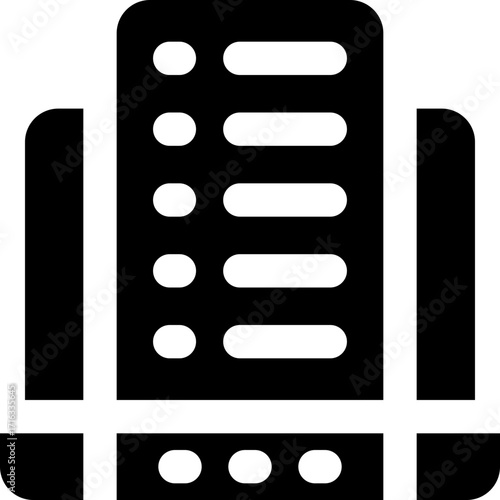 laptop glyph icon. Strong and solid vector icon for websites, mobile interfaces, presentations, and visual branding. High quality and easy to edit.