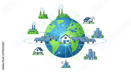Global Energy Solutions Renewable Sources Powering Sustainable Homes and Industries Worldwide