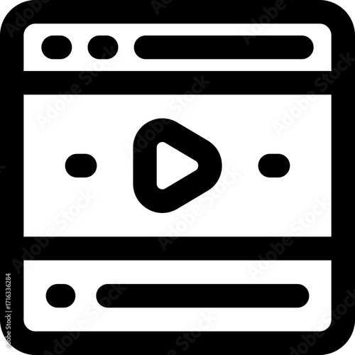 tutorial line icon. Clean and minimalist vector icon for websites, mobile apps, presentations, and logos. Fully scalable and customizable for any project.