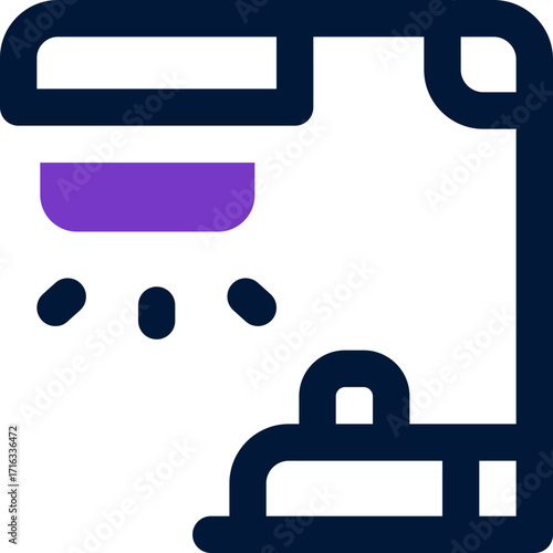 desk lamp duotone icon. Sleek and modern vector icon for websites, mobile apps, marketing materials, and corporate design. Fully scalable and ready to use.