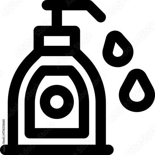 sunscreen line icon. Clean and minimalist vector icon for websites, mobile apps, presentations, and logos. Fully scalable and customizable for any project.