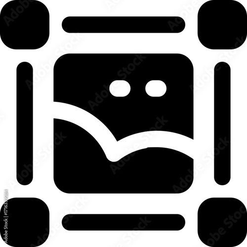 edit glyph icon. Strong and solid vector icon for websites, mobile interfaces, presentations, and visual branding. High quality and easy to edit.