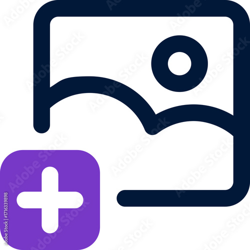 image duotone icon. Sleek and modern vector icon for websites, mobile apps, marketing materials, and corporate design. Fully scalable and ready to use.