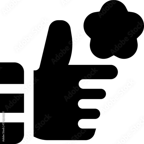 testimony glyph icon. Strong and solid vector icon for websites, mobile interfaces, presentations, and visual branding. High quality and easy to edit.