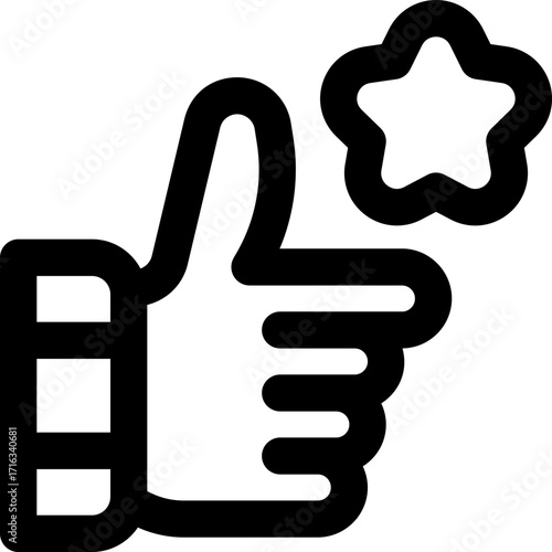 testimony line icon. Clean and minimalist vector icon for websites, mobile apps, presentations, and logos. Fully scalable and customizable for any project.