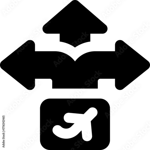 flexibility glyph icon. Strong and solid vector icon for websites, mobile interfaces, presentations, and visual branding. High quality and easy to edit.