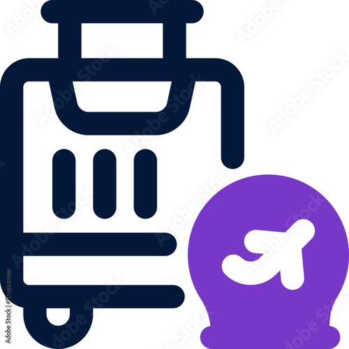 vacation tips duotone icon. Sleek and modern vector icon for websites, mobile apps, marketing materials, and corporate design. Fully scalable and ready to use.