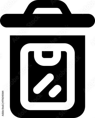 phone case glyph icon. Strong and solid vector icon for websites, mobile interfaces, presentations, and visual branding. High quality and easy to edit.