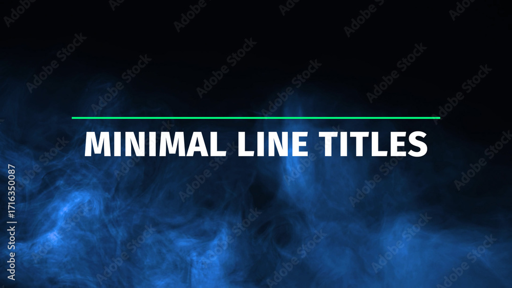 Simple Line Title Elegant Minimal Line Titles_Vol.05 Stock Template | Adobe Stock
